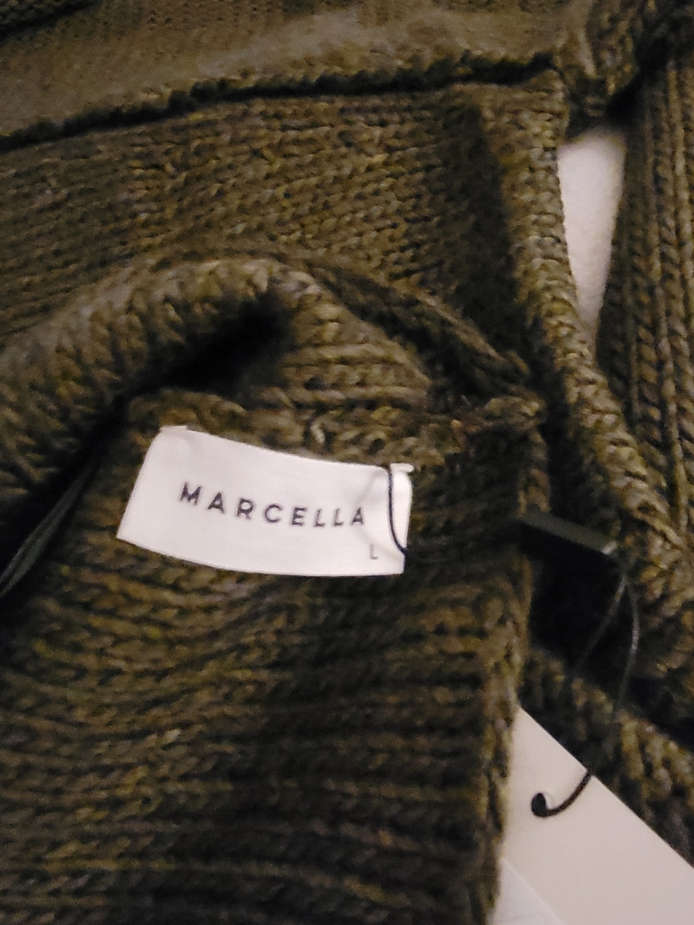 NWT MACELLA Olive Green Women’s Knit Sweater